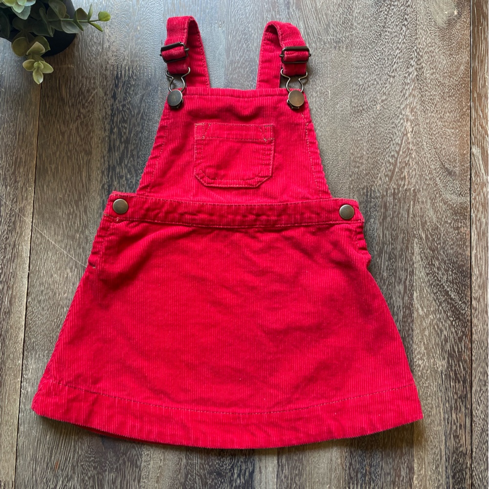 SOLD Hanna Andersson Red Cord dress, 12-18 months - Picture 3 of 8